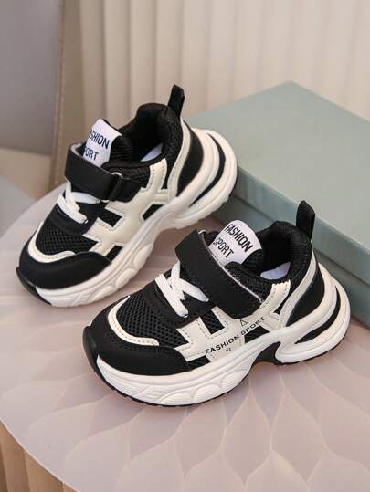 1Pair Of Cute, Fashionable And Versatile Baby Sports Shoes, Comfortable For Boys And Girls, Suitable For Sports Classes And Running Shoes In Spring And Autumn Seasons Back To School