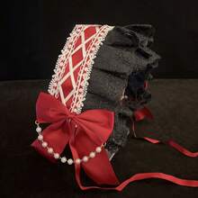 手工制作的洛丽塔节日、圣诞节、万圣节、新年派对角色扮演头饰