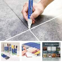 Tile Grout Pens White Waterproof Tile Marker Grout Pen Wall Seam Pen For Tiles Floor Bathroom Dntamination Seam Repair Tools