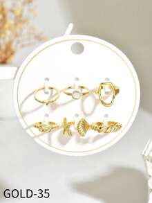 INN NEVV 1組時尚極簡可疊搭薄指環套組，適合日常佩戴