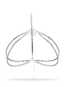 Elegant Rhinestone Spiral Snail Head Chain Headpiece Jewelry For Women Wedding Bride Forehead Headband For Party Birthday Gifts Or Daily Wear