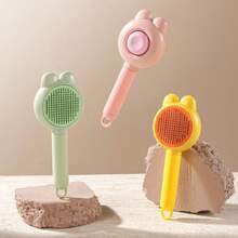 5pcs/Set Mini Animal Fur Brush, Fur Comb, Cat/Dog Deshedding Brush, Massage Detangling Comb, White, Pink, Purple, Green, Orange - Multicolor - View 10