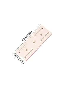 3pcs Painless No-Punch Wall Mount Power Strip Holder,Wall-Mounted Plastic Router Plug Fixed Bracket, Cable Organizer For Non-Drilling Placement Of Data Cables And Power Strips