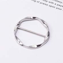 1/2/6 Stücke Damen Zinklegierung einfache geometrische Spiral-Schalbrosche