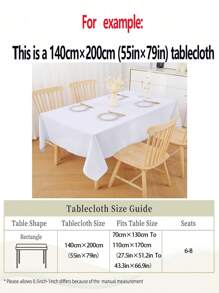 1 Pièce Nappe Minimaliste Carrée En Polyester Anti-tache Et Anti-poussière, Couleur Unie, Haut De Gamme, Convient Pour La Décoration De La Maison, Du Restaurant, De La Fête Et Du Camping