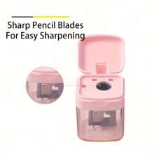 One Piece Pencil Sharpener, Single Hole Advanced Student Pencil Sharpener, And One Pencil Sharpener+Eraser Are Essential Stationery Items For Returning To School. They Are Sharp, Durable, Easy To Clean, Come With A Cover To Prevent Clutter, And Have A Compact Design. They Are Suitable For Desktop Stationery In Offices And Homes, As Well As Simple And Stylish Morning Light Pencil Sharpeners And Single Hole Primary School Manual Pencil Sharpeners