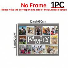 1 Customized Photo Collage Poster Decoration Calligraphy And Painting, Personalized Wall Painting, Upload Your Family Photos/Couples/Music/Parents/Young People Photos, Etc., Modern And Simple Home Decoration, Home Wall Decoration