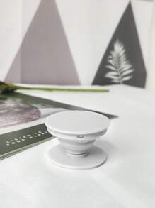 Airbag Phone Grip With Extension Bracket, Phone Holder Stand Korea Plain Phone Grip Phone Ring Holder Stand Retractable Bracket For Mobile Phones And Tablet Compatible With IPhone, Android Phone, Gift For Birthday, Family, Friends Push-Pull Phone Grip, Phone Accessories