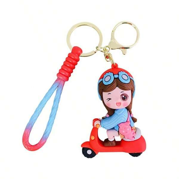 Beliebter Cartoon Schlüsselanhänger Anhänger, süße und modische Harz Figuren Schlüsselanhänger Tasche dekorativer Accessoire