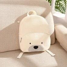 Custom Embroidered Corduroy Animal Backpack With Personalized Name, Cute Fox And Bear Design, Lightweight Large Capacity Casual Daypack, Laptop Backpack For Work, School, Commuting, Travel, Outdoor, Versatile Gift For Women, Teens, Friends, Birthday, Holidays, All-Purpose, Large Capacity, Versatile - Multicolor - View 8