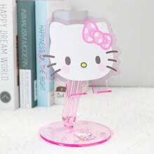 Hello Kitty Soporte plegable de acrílico duradero en forma de Kitty Cinnamoroll de Sanrio Kawaii para tablet, teléfono y escritorio. Decoración y regalo compatible con iPhone, Android y otros teléfonos, ideal para cumpleaños, familia y amigos