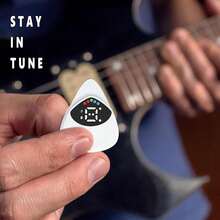 2-In-1 Guitar Glow Pick & Tuner, Professional Precise Tuner - Multi-Use Pitch Calibrator For Ukulele/Bass/Violin, Portable Music Accessory - 2-in-1 Pick Tuner - View 6