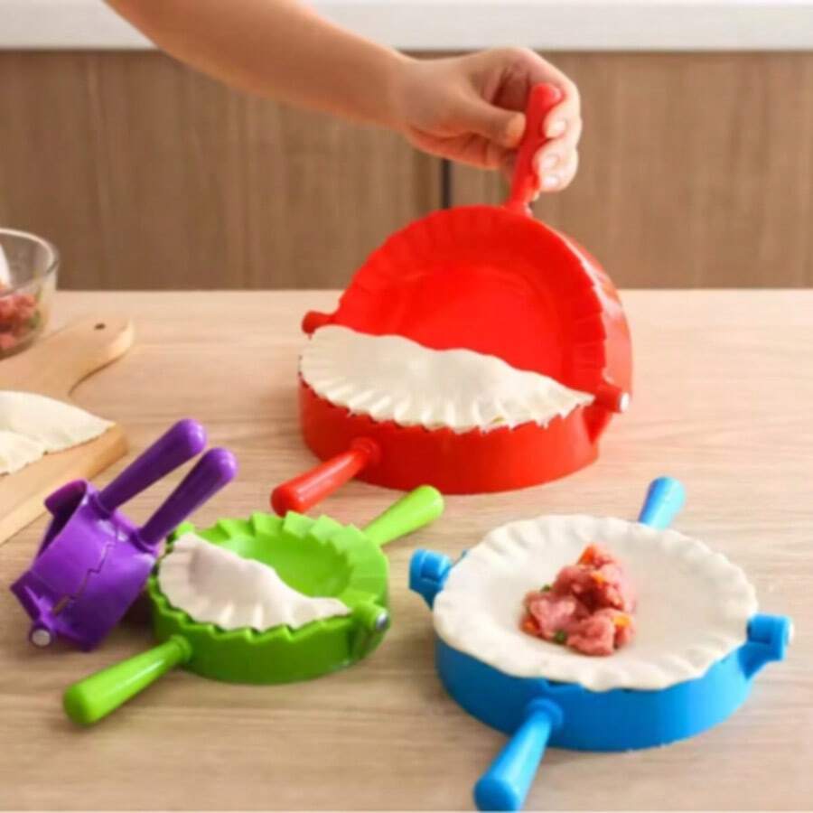 1pc-Multi-Functional Dough Press Machine Mold, Dumpling Press Machine, Handmade Pie Mold, Used For Making Dumplings, Pies And Leeks - Multicolor - View 1