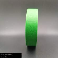 1 Roll 20m Colorful Masking Tape, Writable, Easy To Tear, Suitable For Painting, Edging, Decoration, Ceiling, Painting Masking Tape For DIY Painting Projects - No Residue Paint Tape - Dark Green - View 9