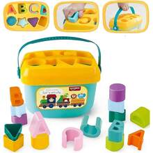 Baby Toys Shape Sorting Learning Blocks Toddler Toys And Garden Building Toys, ABC And Shape Building Blocks, Sorting Shapes Game, Kids Educational Toys (Some Parts Send Randomly)