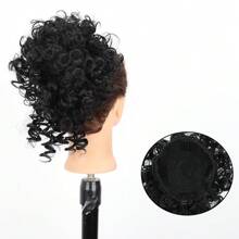 Small Curly Ponytail Bun Hair Pack Bun Synthetic High Heat Resistant Material Suitable For Daily Wear Increase Hair