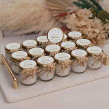 48/96 件可定制洗礼贴纸 - 优雅的玫瑰和十字架设计、初次圣餐标签、感谢信、个性化礼物 - 个性化庆祝纪念品、圣餐礼品标签 | 优雅的贴纸设计 | 洗礼礼物，用于学校用品，返校 - 彩色 - 查看 7