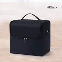 1 Stücke Schminkkoffer & Tasche Set mit extra großer Kapazität - Reisefreundlicher Kosmetikaufbewahrung mit wasserdichtem Pinselhalter & verstellbaren Fächern - Professionelle Aufbewahrung für Makeup-Künstler & unterwegs Beauty-Enthusiasten! Badezimmer Accessoires Rückkehr zur Schule