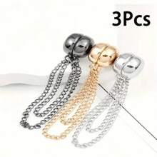 2/3/4/6/8/10/12pcs Magnetic Waist Cincher Clips, Adjustable T-Shirt Hem Clips, Perfect Fit, Metal Snap Buttons, Available In White/Gold/Black