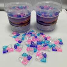 Perlitas de detergente de lavandería concentrado 5 en 1, elimina los ácaros, fragancia duradera, potente eliminación de manchas, tamaño familiar