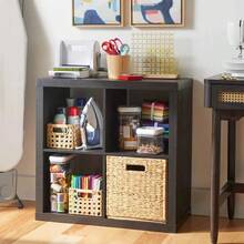 Four Compartment Storage Box - Charcoal - View 5