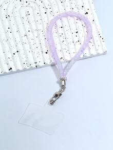 1pc/2pcs Flash Diamond Phone Hanging Rope With Gasket, Short Drilled Mesh Rope Pendant, Phone Case Hanging Decoration, Phone Chain, Phone Gasket, Luggage Keychain Hanging Decoration, Phone Hanging Rope Anti Loss - Multicolor - View 10