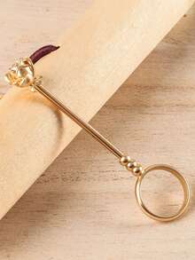 1 pieza, Soporte de cigarrillo con diseño de rosa, elegante soporte de anillo para cigarrillos, anillo de clip de dedo para cigarrillos, regalo para fumadores, accesorios de fumar