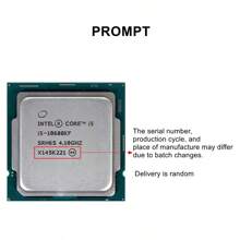 intel Used Core I5 10600KF 4.1GHz Six-Core Twelve-Thread CPU Processor 65W LGA 1200