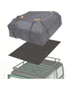 1 件车顶行李袋，带汽车防滑垫，15 立方英尺防水旅行行李袋，防尘货物袋，可折叠车顶行李架，通用储物袋，汽车配件，适用于旅行户外露营车顶行李袋，带防滑保护垫 - 彩色 - 查看 2