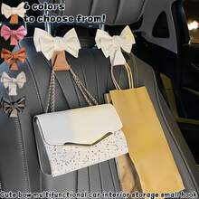 2pcs/1pc Car Hanging Hook, Bowknot Hook, Hanger, Other Hooks, Car Seat Back Load-Bearing Storage Hooks, Car Seat Back Storage Hooks, Car Interior Hooks, Car Interior Decorative Items, Decorative Hooks, Cute Bowknot Multi-Function Car Interior Storage Small Hook, Storage Hooks, Car Organizer Accessories, Car Organizer Hooks, Home & Living, Automotive Supplies, Daily Necessities, Travel Accessories, Back To School, Holiday Party Supplies