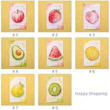 120pcs (4 Books) Creative Realistic Peach & Kiwi Fruit Shaped Memo Pads, Multi-Functional Diary Decor, Memo Notes, School & Office Supplies