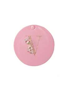 Specchietto da tasca scorrevole con lettere iniziali floreali in oro da A a Z stampate, specchio compatto portatile, specchio per il trucco, specchio da toilette, specchio da viaggio, mini specchio da mano, specchio per il trucco per uso quotidiano, viaggio e feste, un piccolo regalo carino e divertente, necessario per il ritorno a scuola, regali per la stagione dei balli di fine anno, per uso quotidiano, appuntamenti, compleanni, festività, ritorno a scuola, estate, vacanze, spiaggia, viaggi, pendolarismo, regalo per la laurea