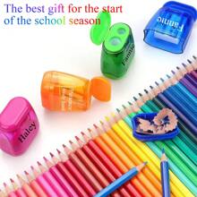1 pièce/4 pièces Taille-crayons personnalisés qui sont pratiques et doux, ne salissent pas les mains et sont faciles à utiliser. Petits cadeaux personnalisables, convenant aux enfants, aux biens personnalisés, aux cadeaux personnalisés, aux amis, à la famille et aux camarades de classe. Petits cadeaux pour la rentrée scolaire, fournitures scolaires, achats de rentrée scolaire et fournitures de classe.