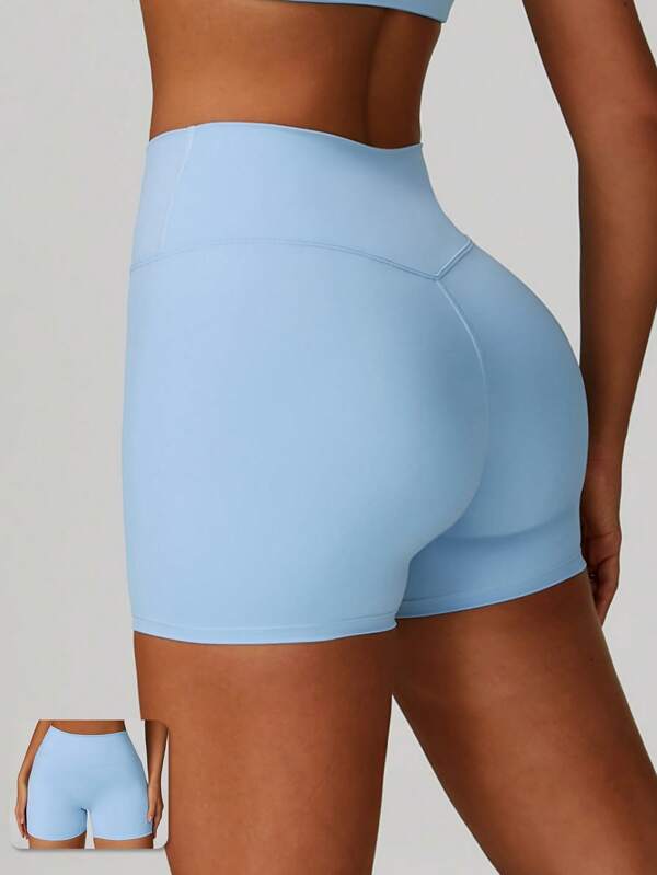 MASKERT Women's Sports Shorts, Yoga Shorts, Running Exercise Shorts, Outdoor Fitness Pants, Casual Pants, High Stretch Sports Shorts, Comfortable And Skin Friendly At Home