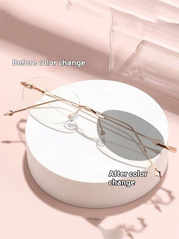 1 Stück ovale, modische personalisierte Brille, hochwertige Lässig Brille für einen natürlichen Look