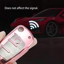 1pc TPU Transparent Full Protection Car Flip Key Fob Cover Case For Audi A1 A3 A4 A5 A6 A7 S3 S7 S8 R8 Q2 Q3 Q5 Q7 Q8 C5 C6 TT RS3 RS6 Carry 1 Pc Exquisite And Cute Keychain Exquisite High-End Keybag Suitable For Both Men And Women