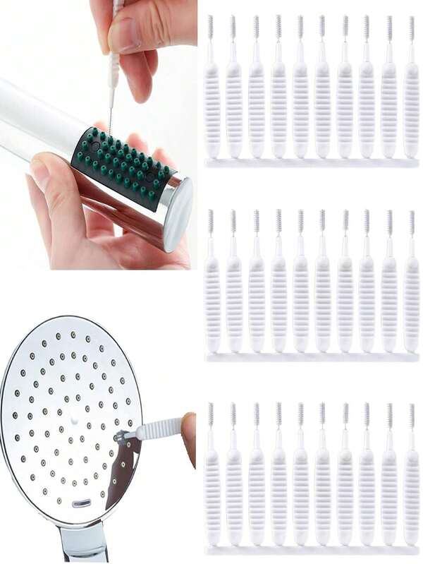 50pcs/20PCS/10pcs Retractable Cleaner Kit, Multifunctional Small Gap Brush, Gap Hole Anti-Clogging Cleaning Brush, Brush Anti-Clogging Shower Head Cleaning Brush, Easy To Store And Carry Design
