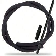 水烟水烟套装，带 1 个软管水烟水烟亚克力花瓶硅胶水烟碗和盖子三角形 - 均碼 - 查看 6