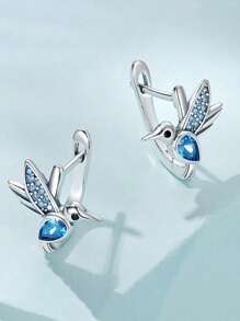 1 par de lindos brincos de zircônia cúbica para mulheres, para casamento, noivado, aniversário, festa, joia, presente de dia dos namorados