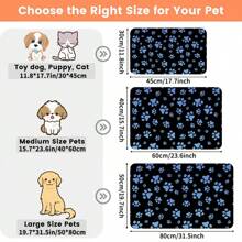 1 pezzo di tappetino per l alimento degli animali domestici, assorbente per gatti e cani, tappetino impermeabile e anti-perdite per animali domestici, senza macchie e facile da pulire, accessori per cani, tappetino per pasti per animali domestici adatto per animali sporchi e disordinati.