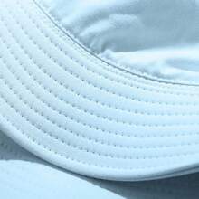 Unisex Reversible Bucket Hat For Beach And Fishing - Light Blue - View 4