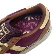 Adidas 女士休闲 SL 72 STACK W 鞋，舒适轻便的运动休闲鞋，适合日常通勤，型号：JQ6420 - 醬紫/黃色/軟棕 - 查看 6