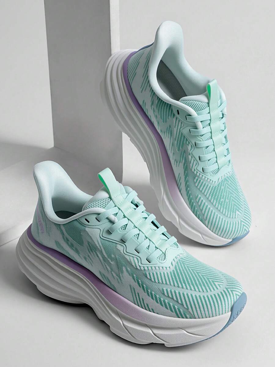 Women's Slip On Walking Shoes Hands-Free Cushion Running Tennis SwiftPlush Non-Slip Comfortable Workout Gym Athletic Fashion Sneakers - 薄荷綠 - 查看 1