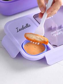 Caja de almuerzo de plástico rectangular personalizada y personalizada, caja bento portátil a prueba de fugas, almacenamiento para el regreso a la escuela, preservación de frutas, contenedor multifuncional y duradero - Multicolor - Ver 9