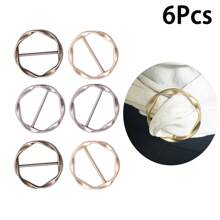 1/2/6 Stücke Damen Zinklegierung einfache geometrische Spiral-Schalbrosche