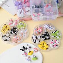 Sanrio 50 Sanrio Creative Cartoon 3D DIY Jewelry Accessories, Suitable For Hand Decoration Of Phone Cases, Keychains, Hanging Accessories, Earrings, And Various Combinations Of Resin DIY Accessories, Essential For Decoration