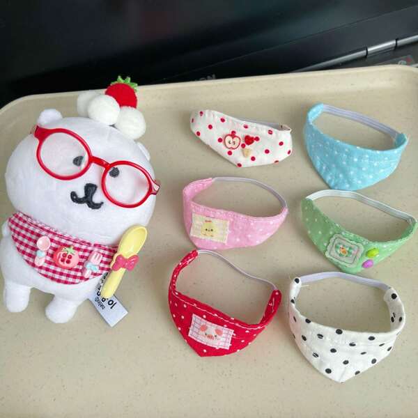 Cute Mini Bib Nagano 10cm Doll Triangle Bib Drool Cloth