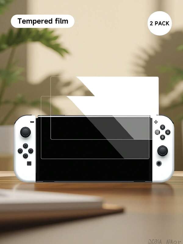 1/2 piezas Protector de pantalla de vidrio templado HD para consolas de juegos Switch NS2/OLED/Lite, ROG Ally/X, Steam Deck, transparente, anti-arañazos, fácil de instalar, accesorios de juego para Switch, variedad de combinaciones para elegir, rentable, protección para consolas de juegos