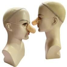 秃头男士头模特，眼镜帽子围巾男模特头，男模特头，男士训练头万圣节 - 彩色 - 查看 5