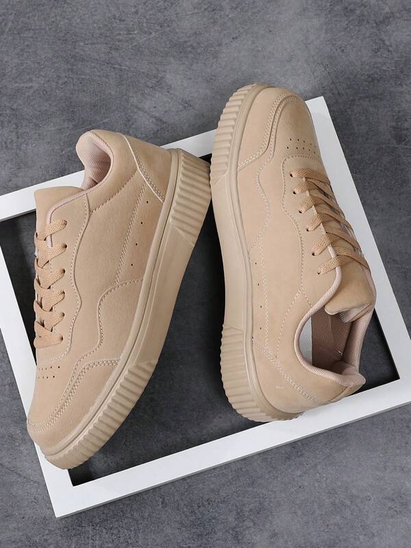 Sznurowane, codzienne, modne trampki, rozmiar unisex 36-45, białe buty, uniwersalne, miękka podeszwa, antypoślizgowe, trwałe, odpowiednie dla uczniów